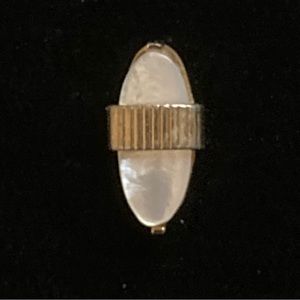Vintage faux pearl tie tack